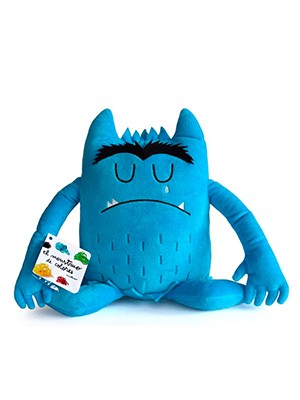 PELUCHE EL MONSTRUO DE COLORES, AZUL-TRISTEZA