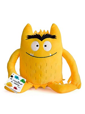 PELUCHE EL MONSTRUO DE COLORES, AMARILLO-ALEGRÍA