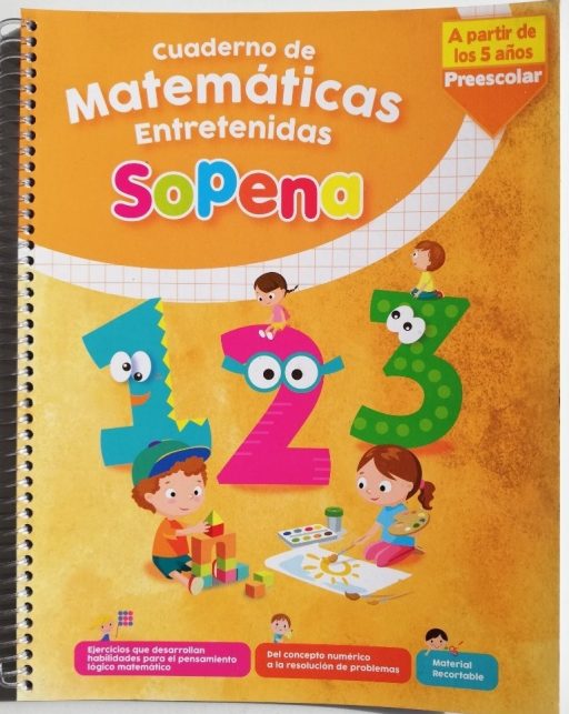 CUADERNO DE MATEMATICAS ENTRETENIDAS (PREESCOLAR A PARTIR DE 5 AÑOS)